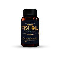 Gainz4Ever Premium Fish Oil | 1000mg Omega-3 Fish Oil with 180mg EPA & 120mg DHA | Supports Heart, Brain & Joint Health | Softgel Capsules