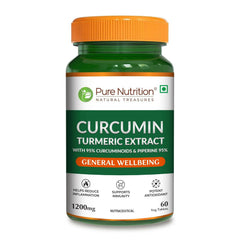 Pure Nutrition Curcumin with Piperine 60 Tablets | Turmeric Supplement for Joint, Immune & Inflammation Support | Curcumin Tablets for Daily Wellness | Anti Inflammation Supplements