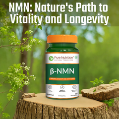 Pure Nutrition NMN Supplement 500mg (60 Capsules) | NAD Booster | Nicotinamide Mononucleotide | Supports Longevity & Metabolism Supports Healthy Aging & Increases Energy Levels