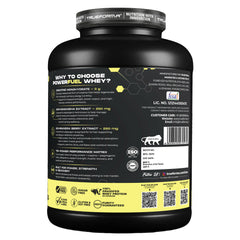 Trueforma® PowerFuel Tri-Power Whey Protein Powder – 25g Protein, 5.5g BCAAs, 2.7g Leucine & 4.1g Glutamine | Enriched with Creatine, Ashwagandha & Schisandra Extract | Muscle Growth, Strength & Recovery Support| 50 Servings (2kg