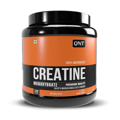 QNT Creatine Monohydrate | 100% Pure & Micronized Powder | FSSAI-Tested | Enhanced Performance & Muscle Growth