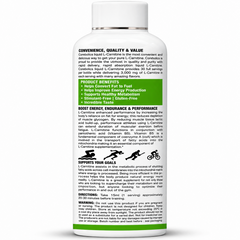 Corebolics L-Carnitine Liquid | Supports Fat Metabolism, Energy, Endurance & Workout Performance